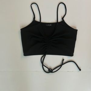 Paperoc black Crop Top